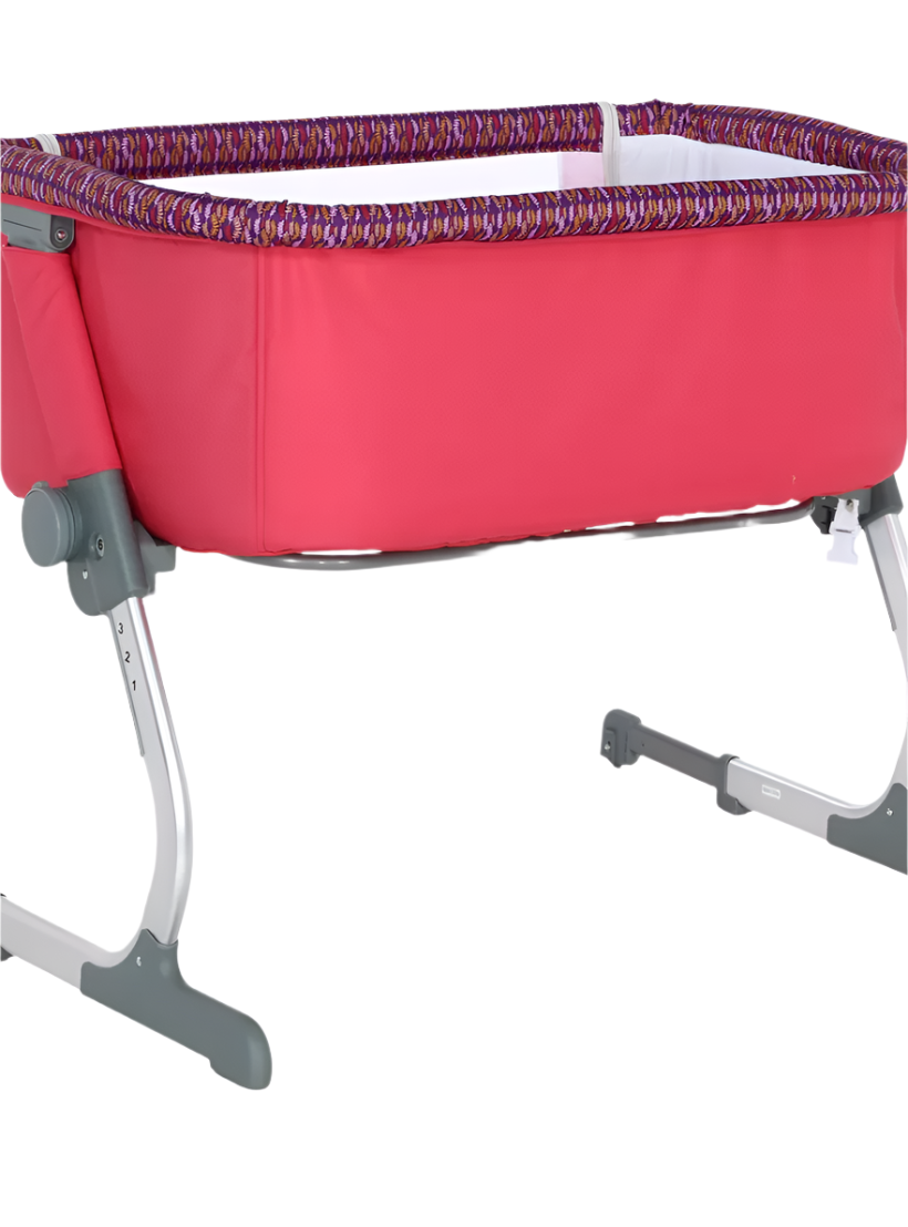 Preloved Juniors Bedside Bassinet, Watermelon Red