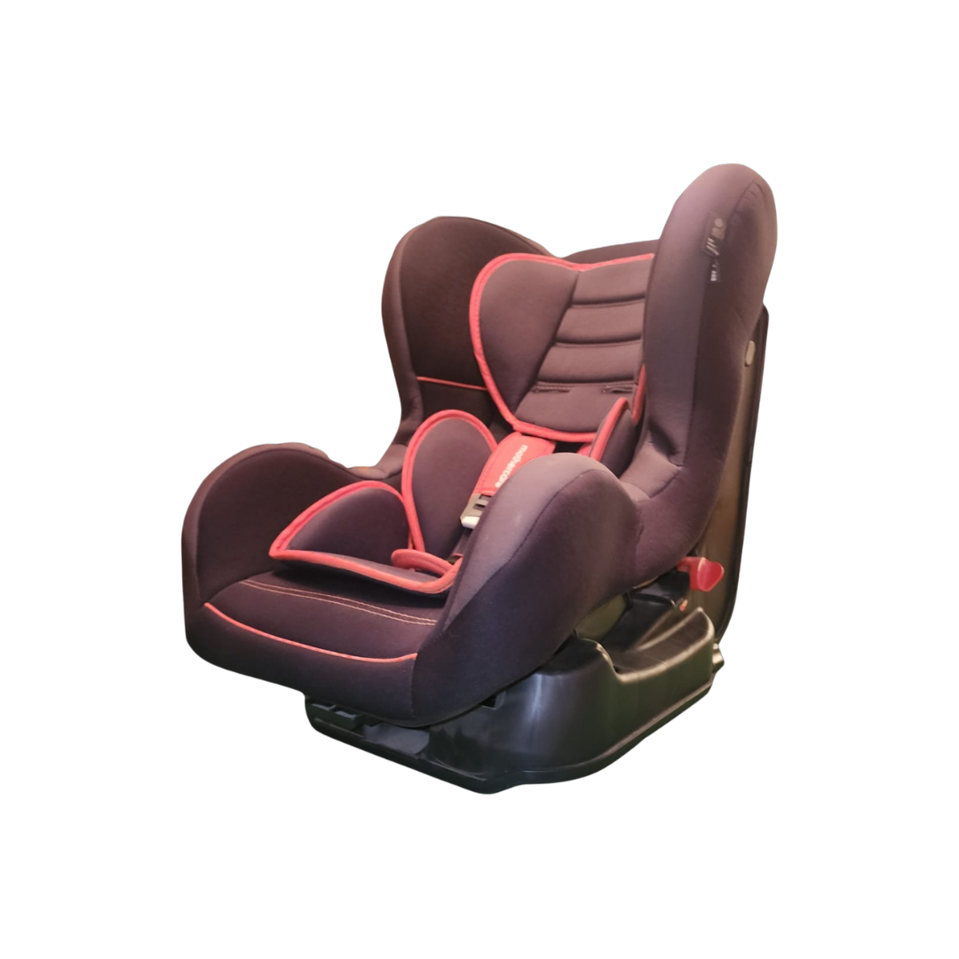 Open Box Mothercare Madrid Combination Car Seat, Black/ Sport Orange