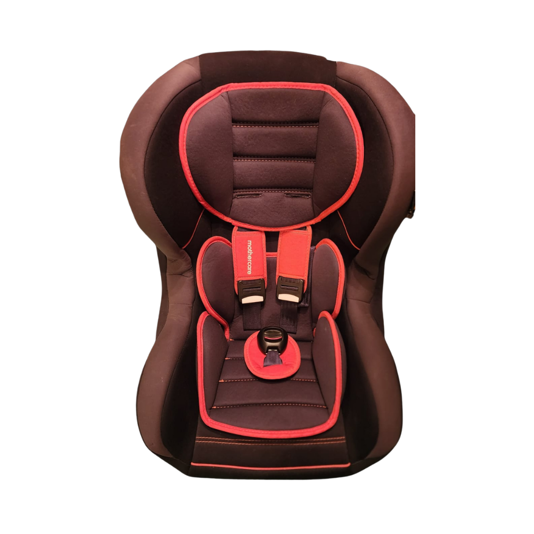 Open Box Mothercare Madrid Combination Car Seat, Black/ Sport Orange