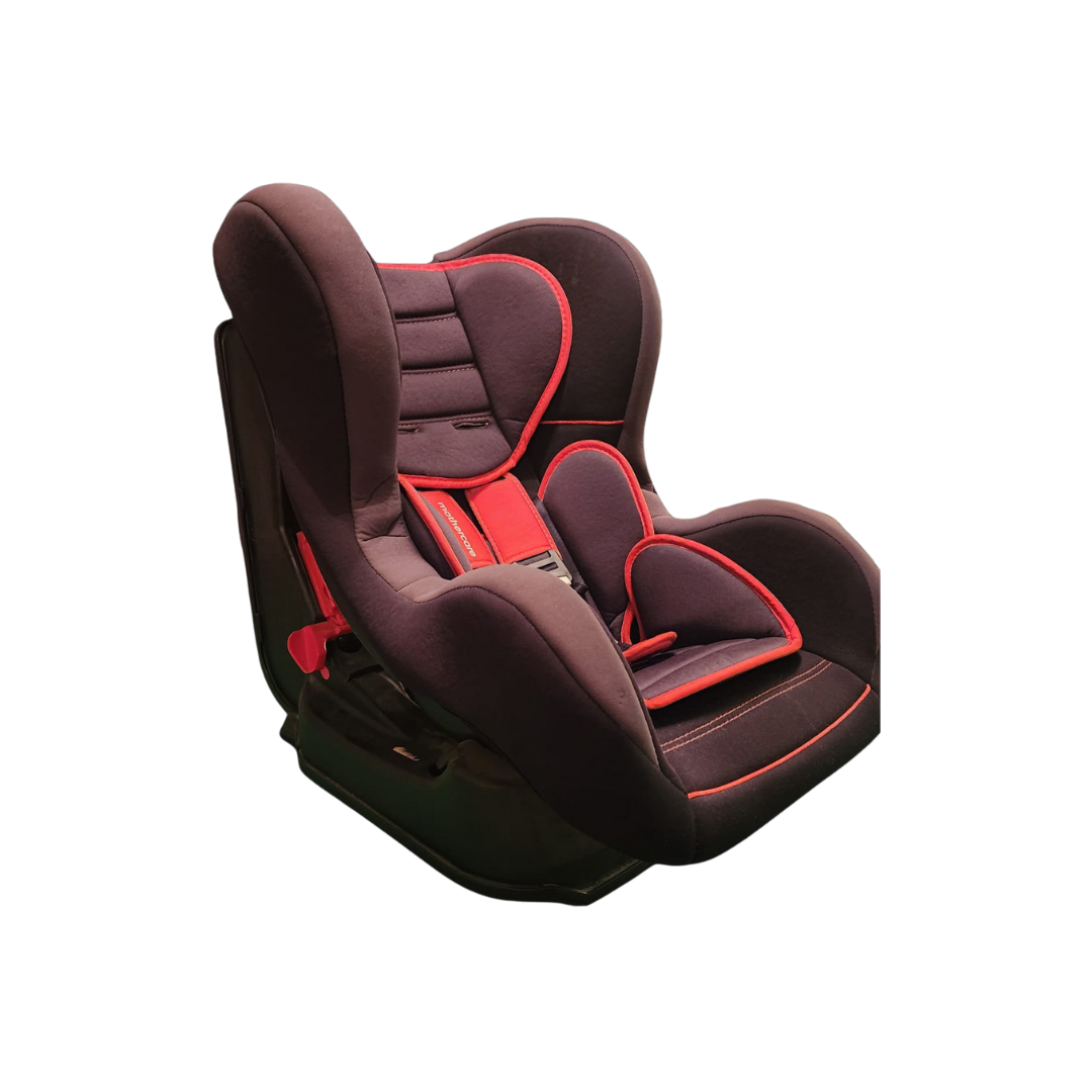Open Box Mothercare Madrid Combination Car Seat, Black/ Sport Orange