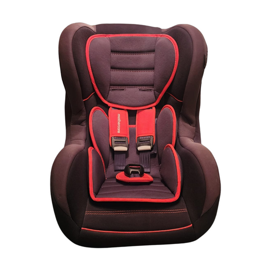 Open Box Mothercare Madrid Combination Car Seat, Black/ Sport Orange