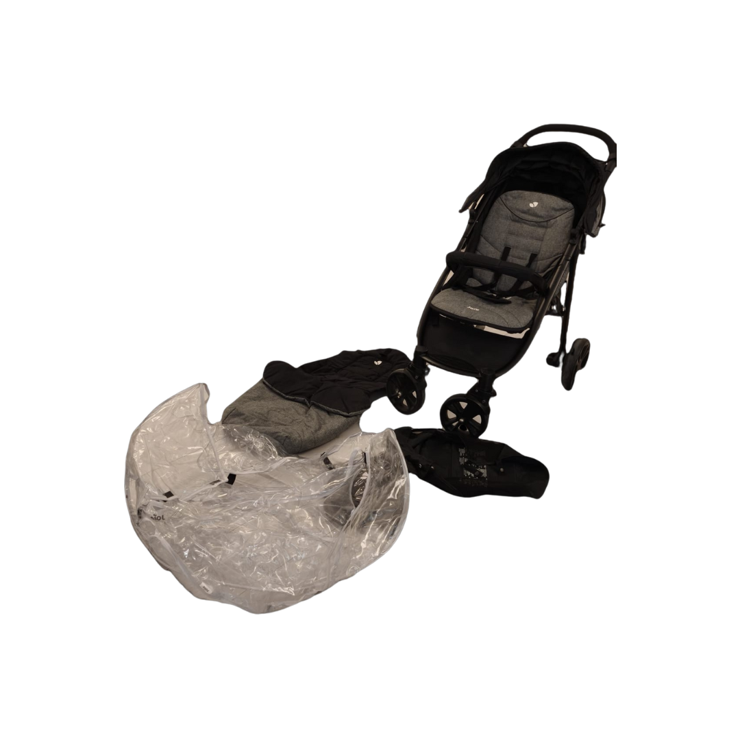Preloved Joie Litetrax™ 4 Travel System (Stroller, Car Seat), Coal
