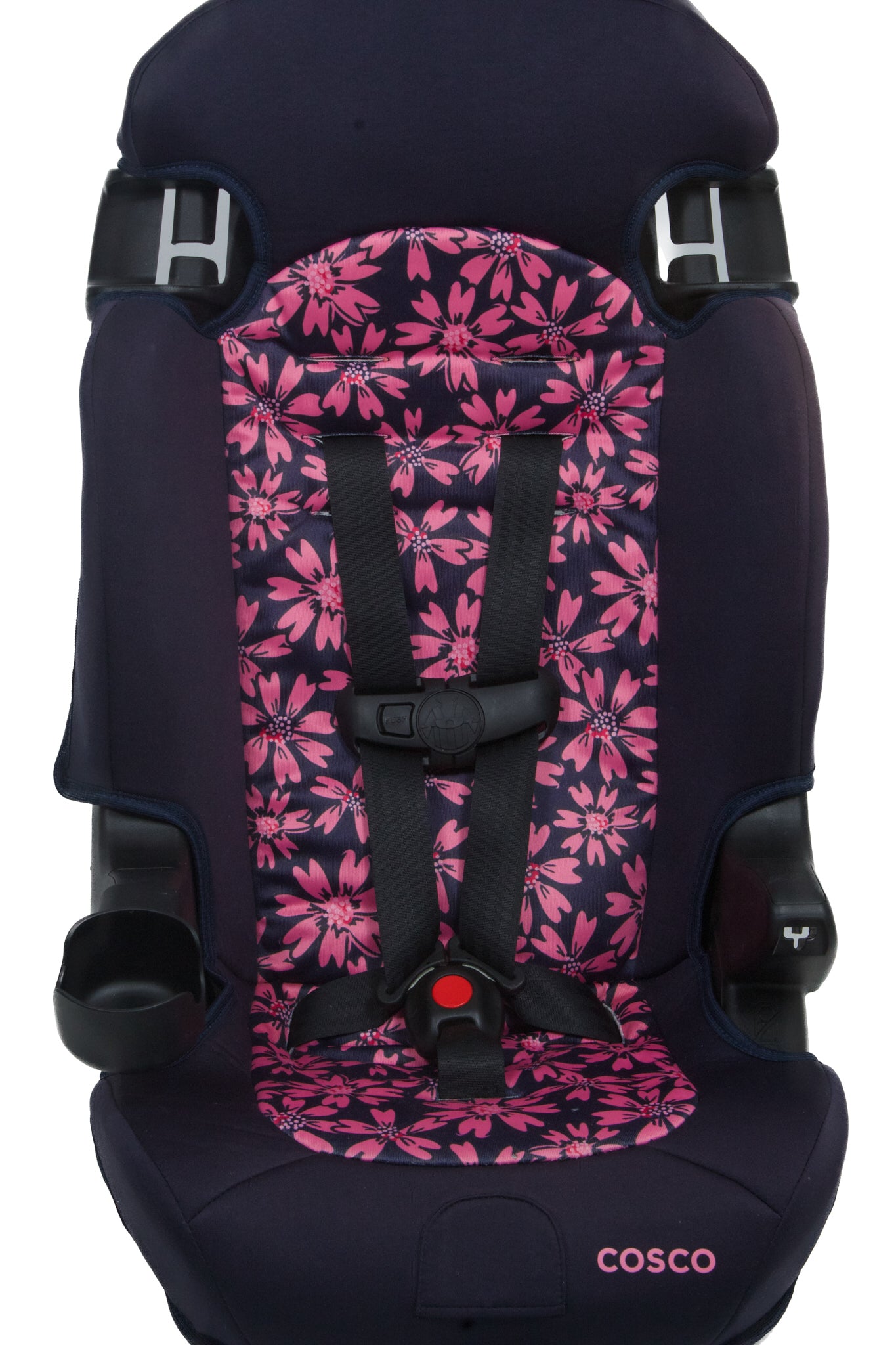 Preloved Cosco Finale 2 in 1 Booster Car Seat, Pink Amaryllis