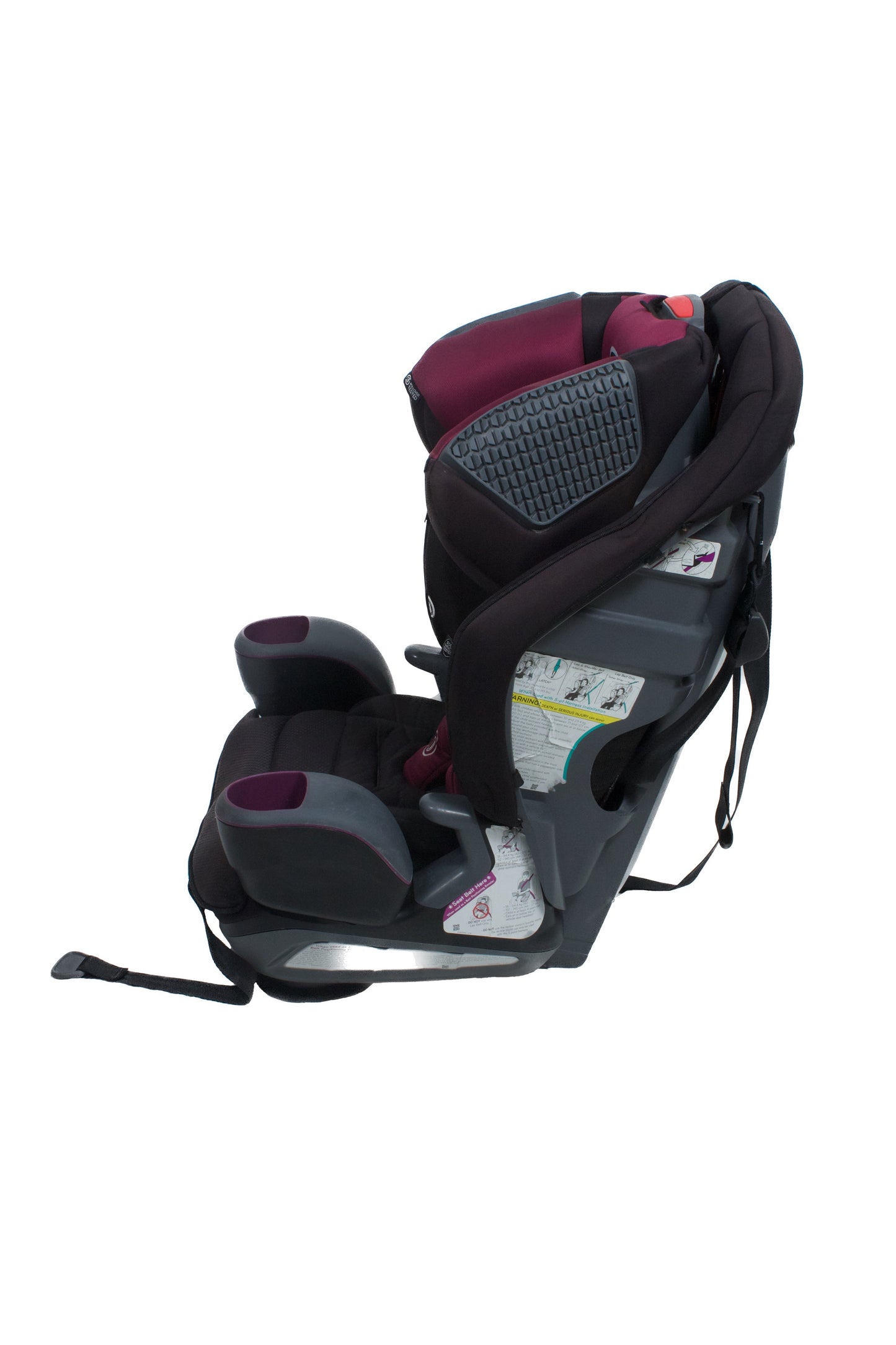 Preloved Evenflo SAFEMAX 3-IN-1 Booster Car Seat Black/Burgundy