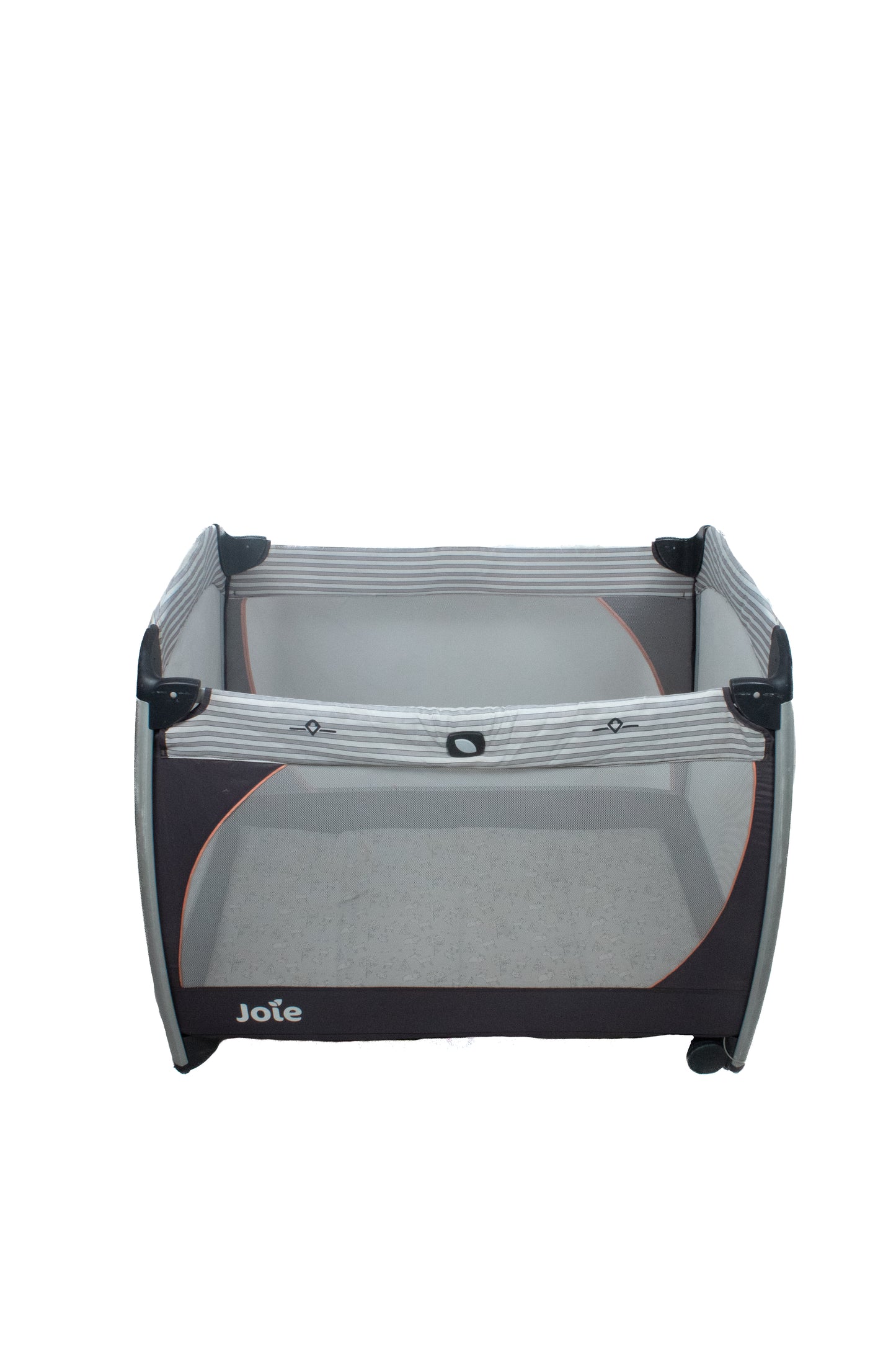 Preloved Joie Commuter Travel Cot, Black/Grey