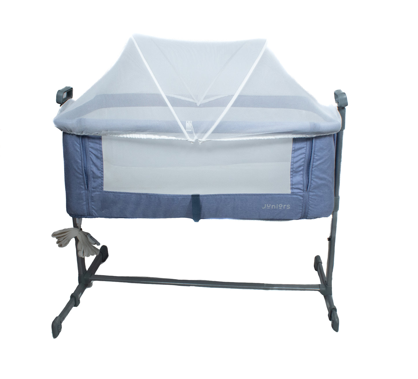 Preloved Juniors Peyton Bedside Bassinet, Light Blue