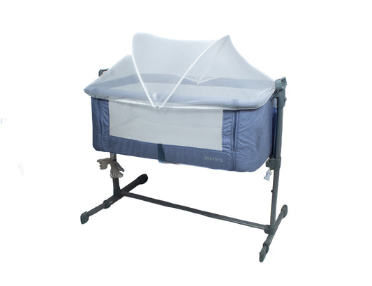Preloved Juniors Peyton Bedside Bassinet, Light Blue