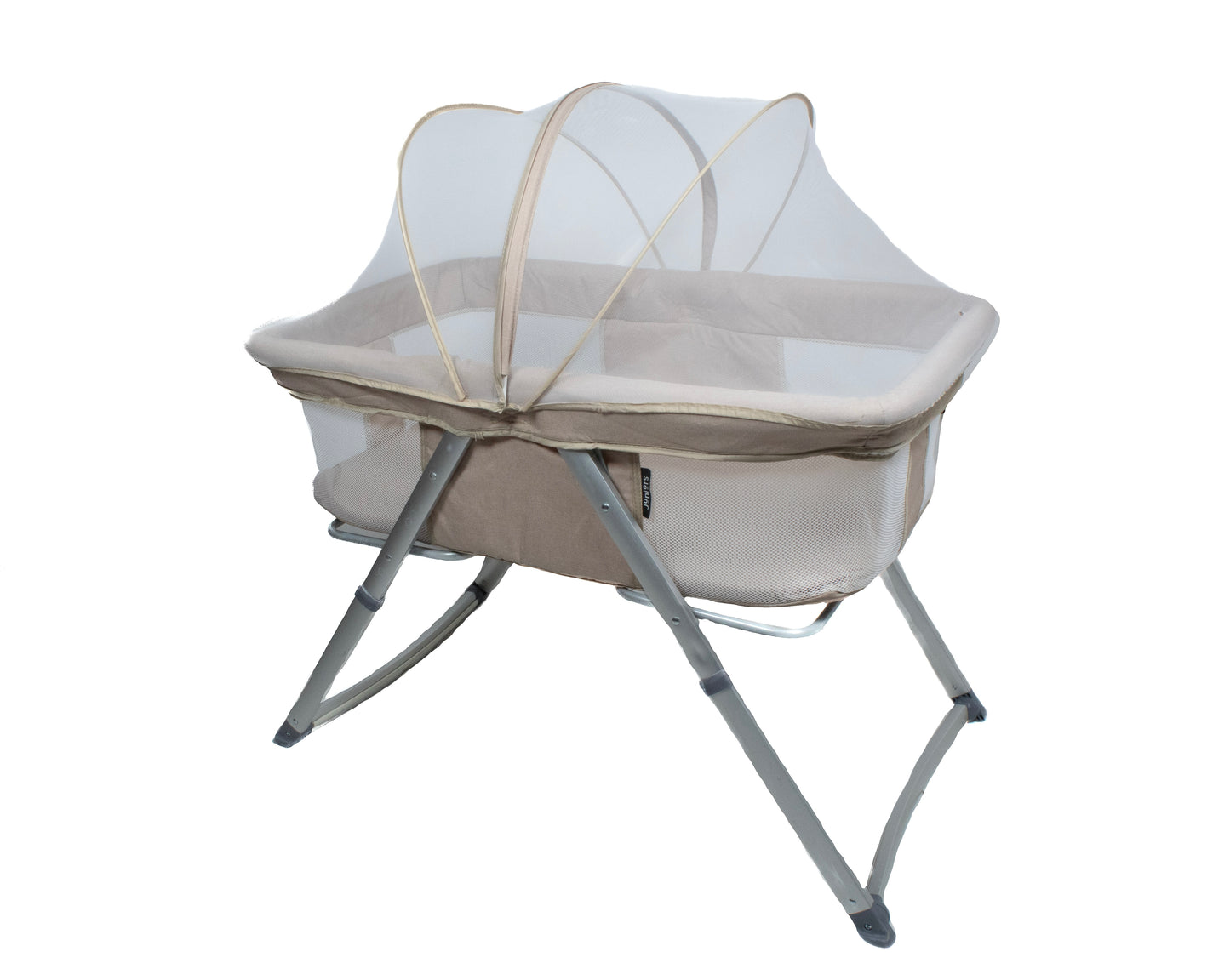 Preloved Juniors Drew Foldable Baby Bassinet, Golden Beige
