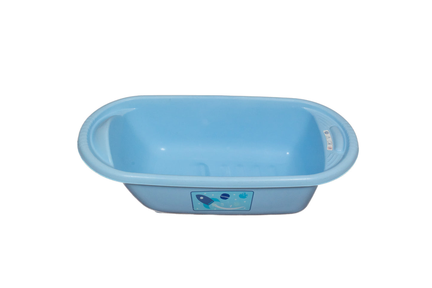 Preloved Mothercare Baby Bathtub & Top Tail Bath Bowl Set, Baby Blue