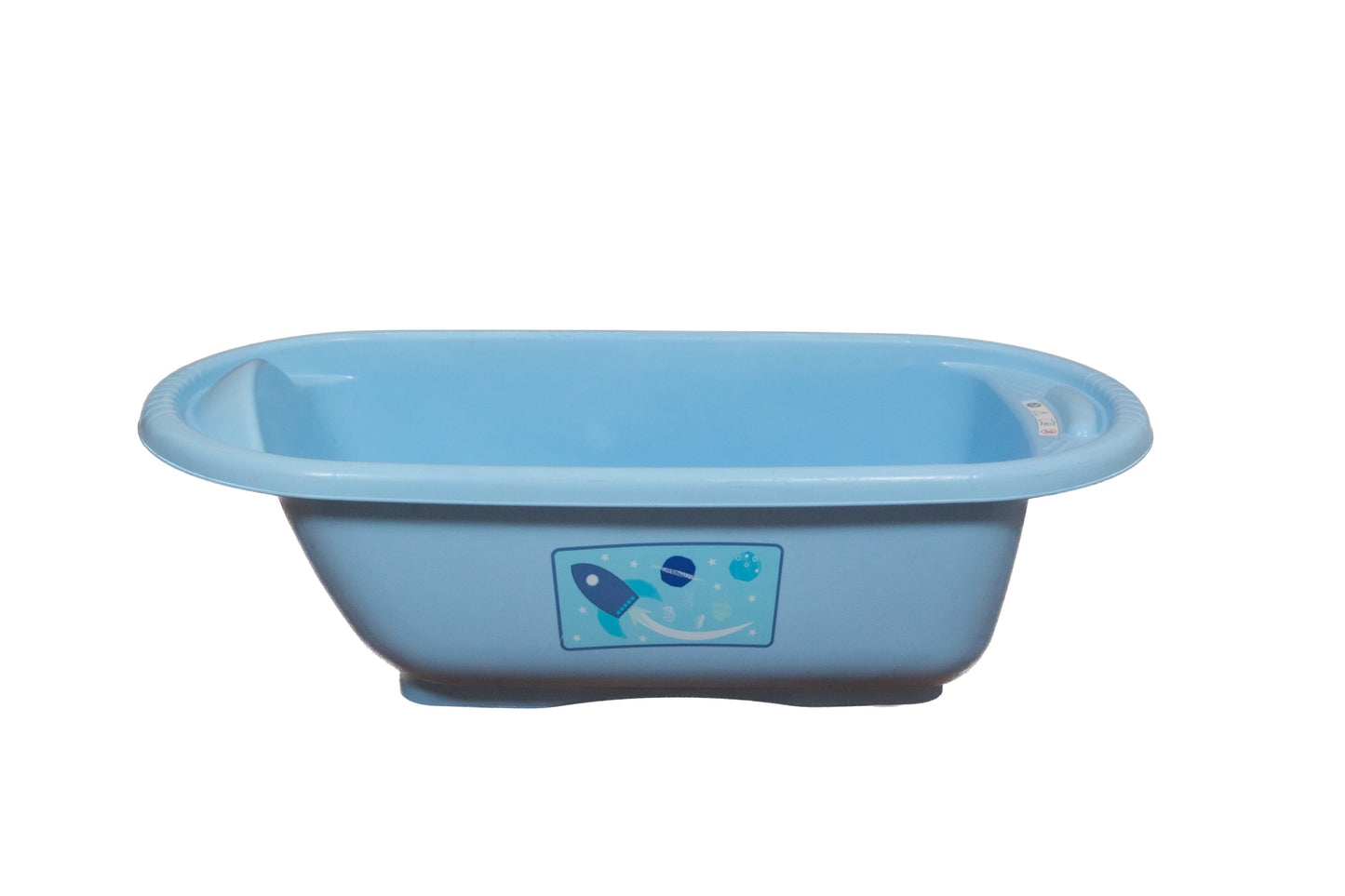 Preloved Mothercare Baby Bathtub & Top Tail Bath Bowl Set, Baby Blue