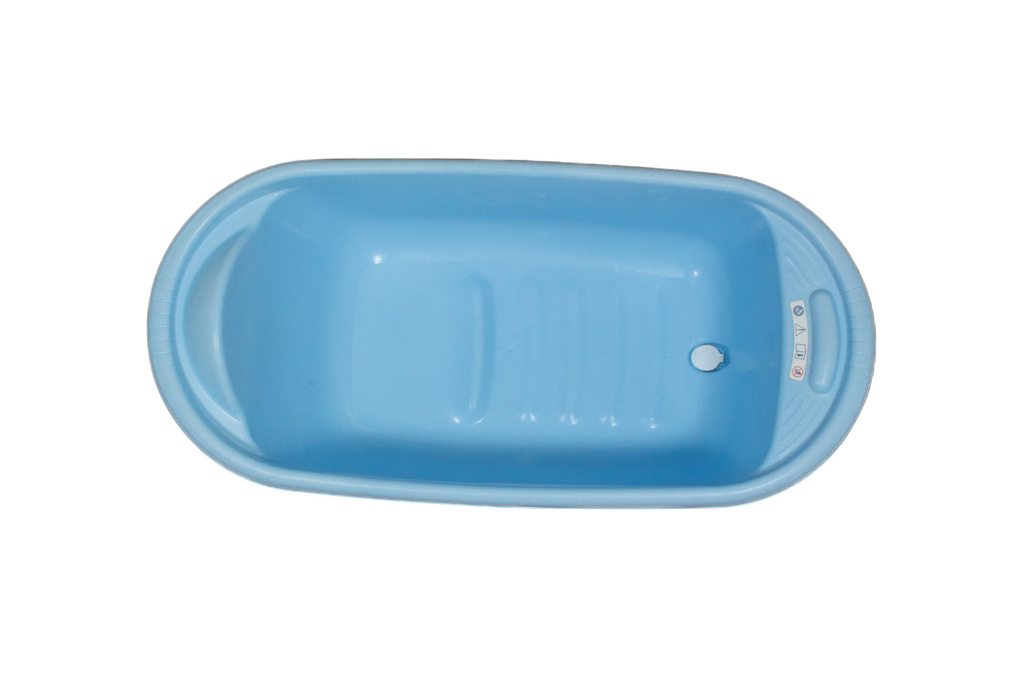 Preloved Mothercare Baby Bathtub & Top Tail Bath Bowl Set, Baby Blue