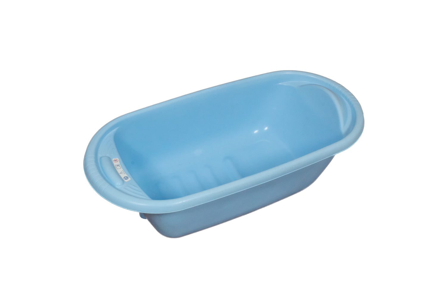 Preloved Mothercare Baby Bathtub & Top Tail Bath Bowl Set, Baby Blue