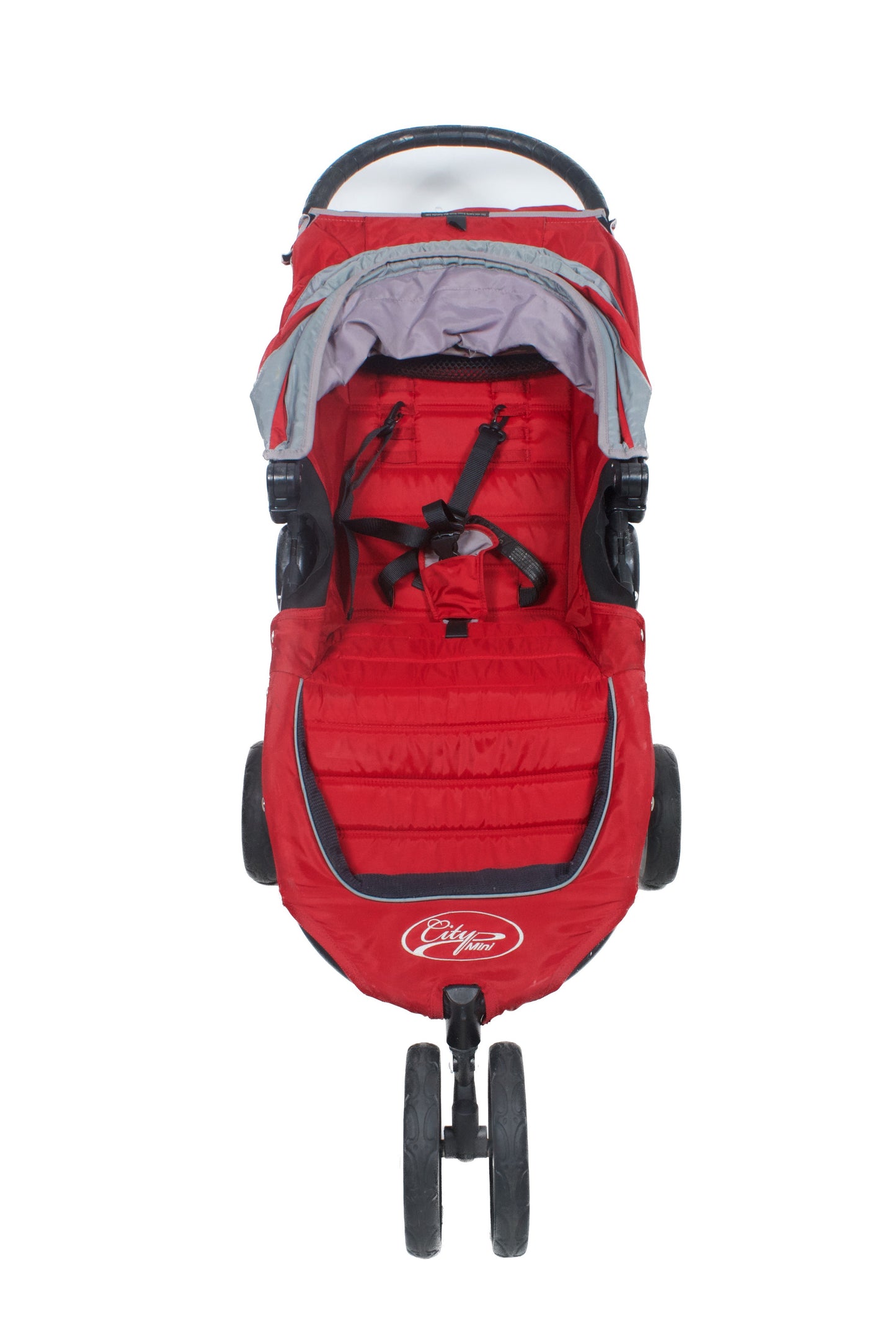 Preloved Baby Jogger City Mini Pushchair Stroller, Red