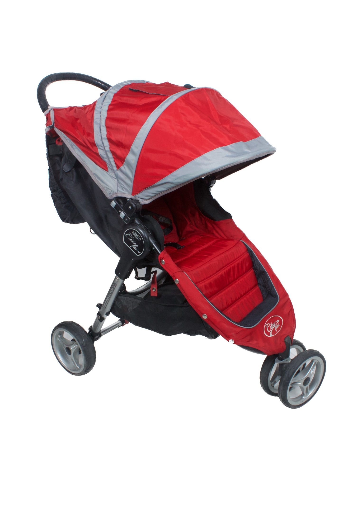 Preloved Baby Jogger City Mini Pushchair Stroller, Red