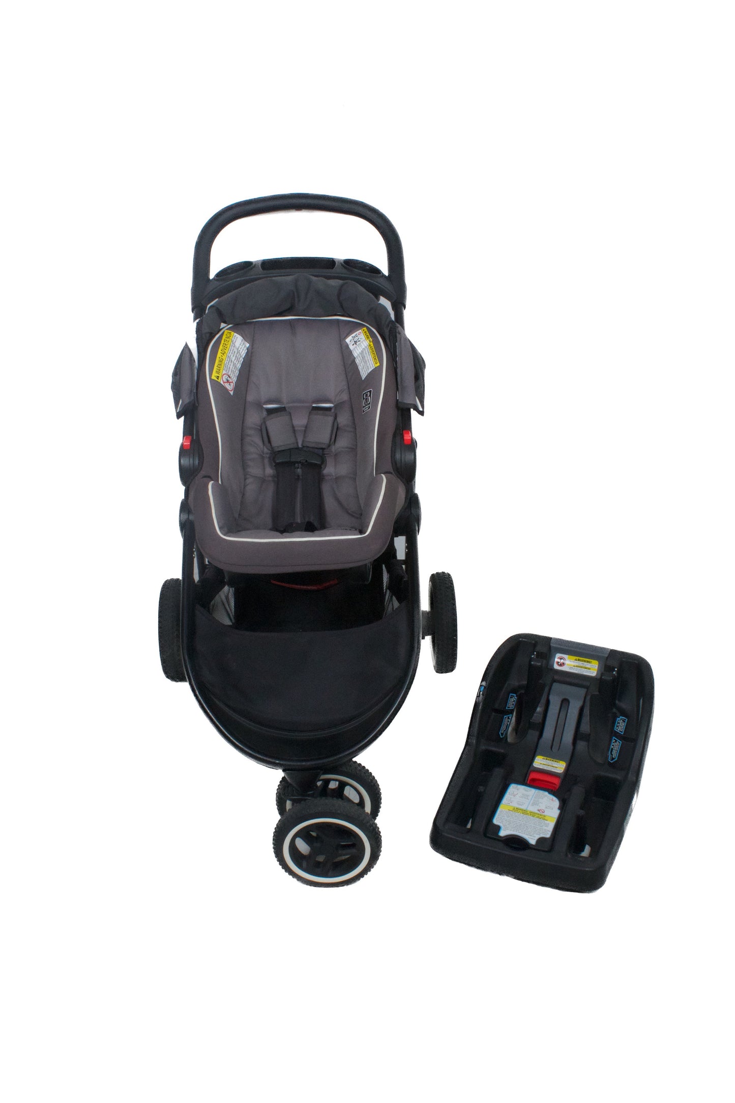 Preloved Graco Modes™ 3 Lite Platinum Travel System, Black/Dark Grey