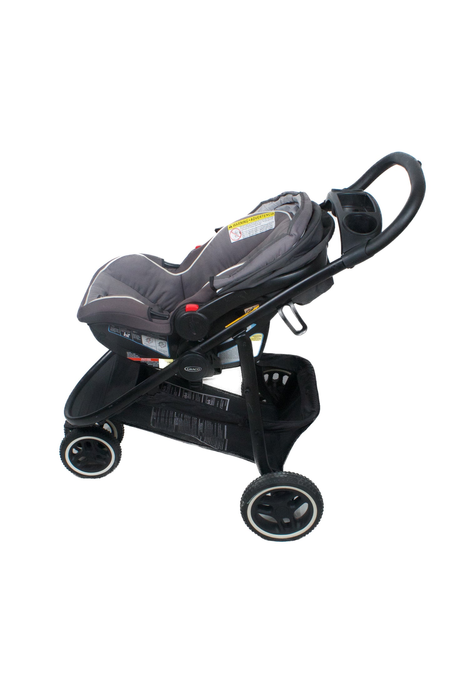 Preloved Graco Modes™ 3 Lite Platinum Travel System, Black/Dark Grey