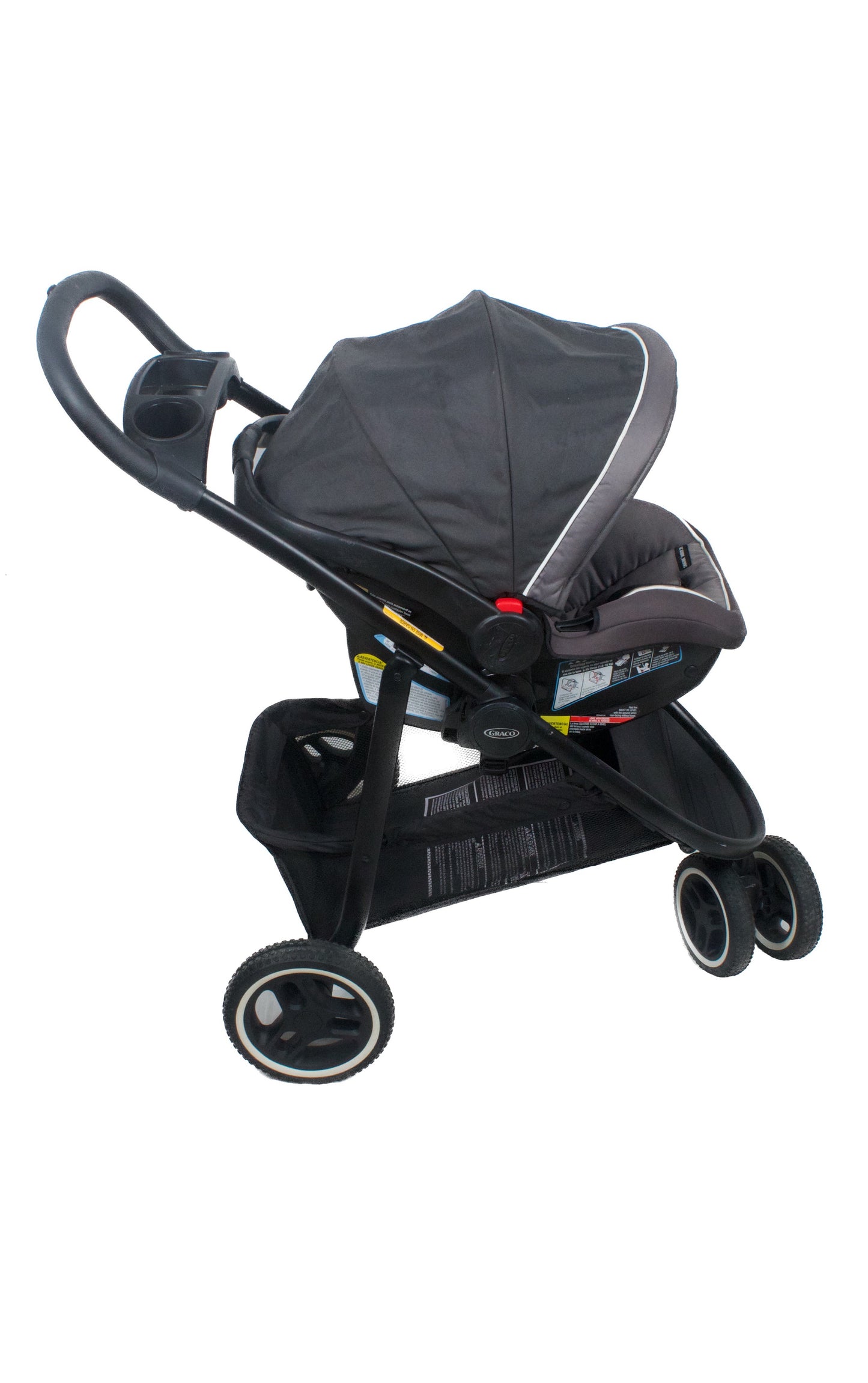 Preloved Graco Modes™ 3 Lite Platinum Travel System, Black/Dark Grey