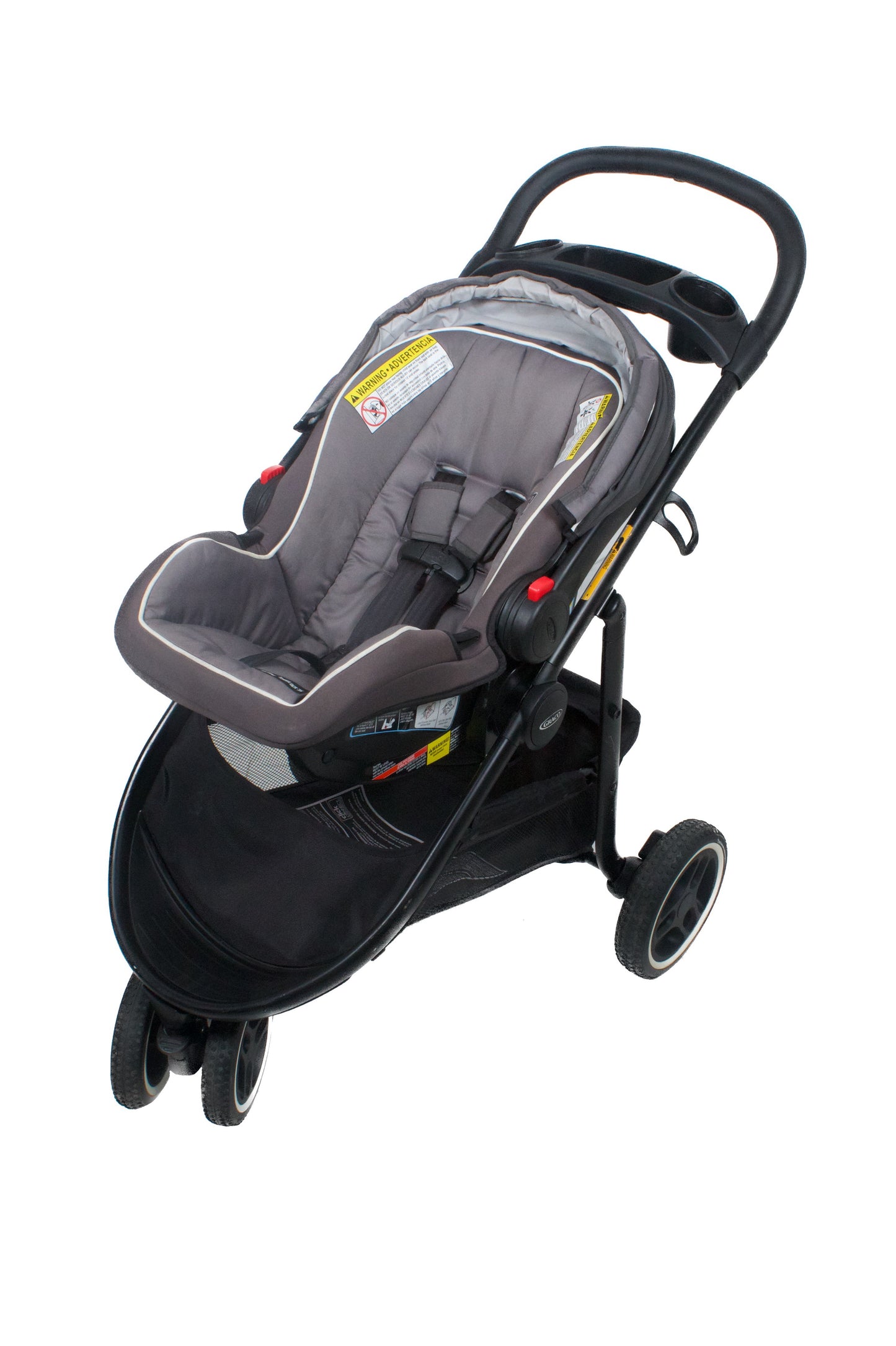 Preloved Graco Modes™ 3 Lite Platinum Travel System, Black/Dark Grey