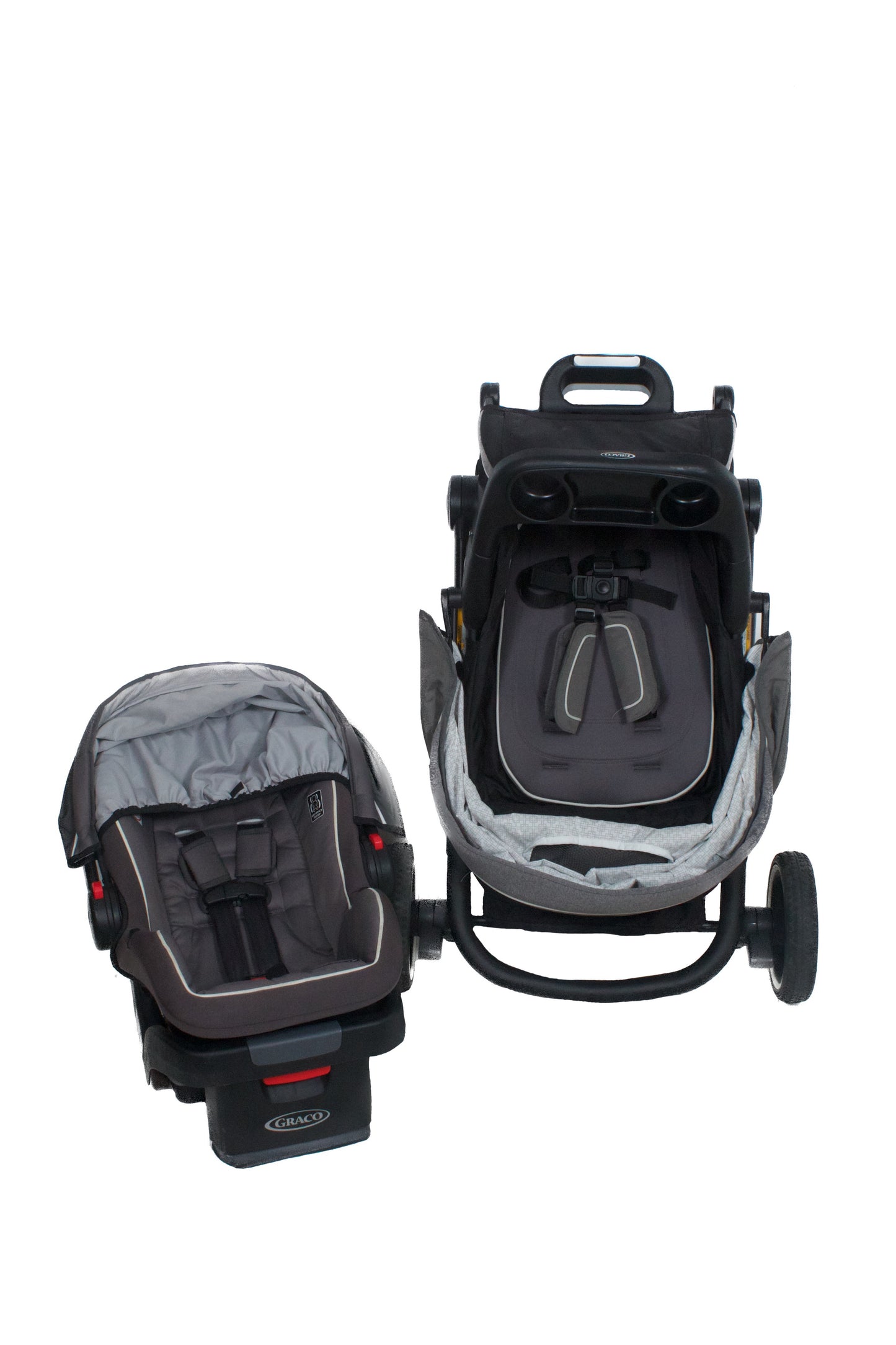 Preloved Graco Modes™ 3 Lite Platinum Travel System, Black/Dark Grey