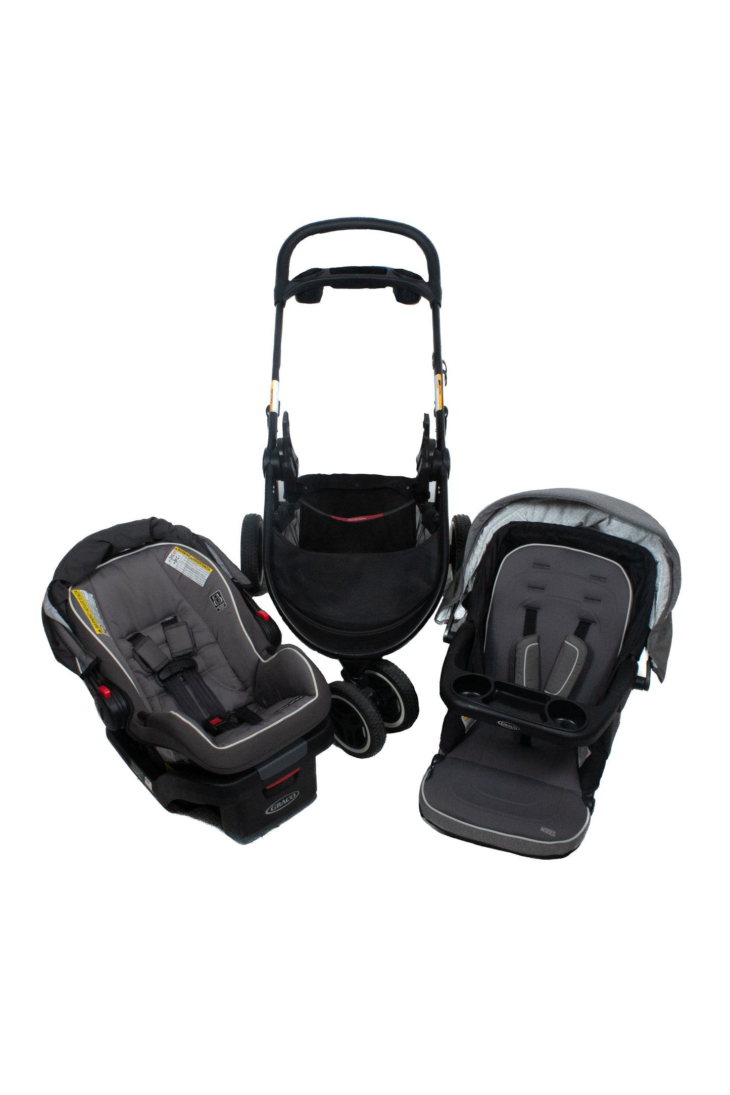 Preloved Graco Modes™ 3 Lite Platinum Travel System, Black/Dark Grey