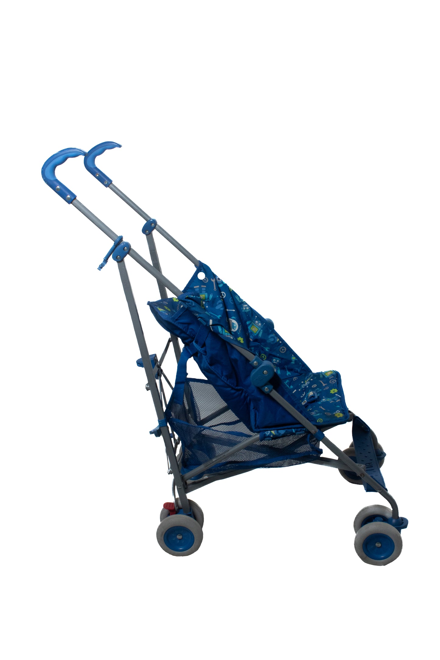 Preloved Mothercare Jive Stroller, Robots Blue