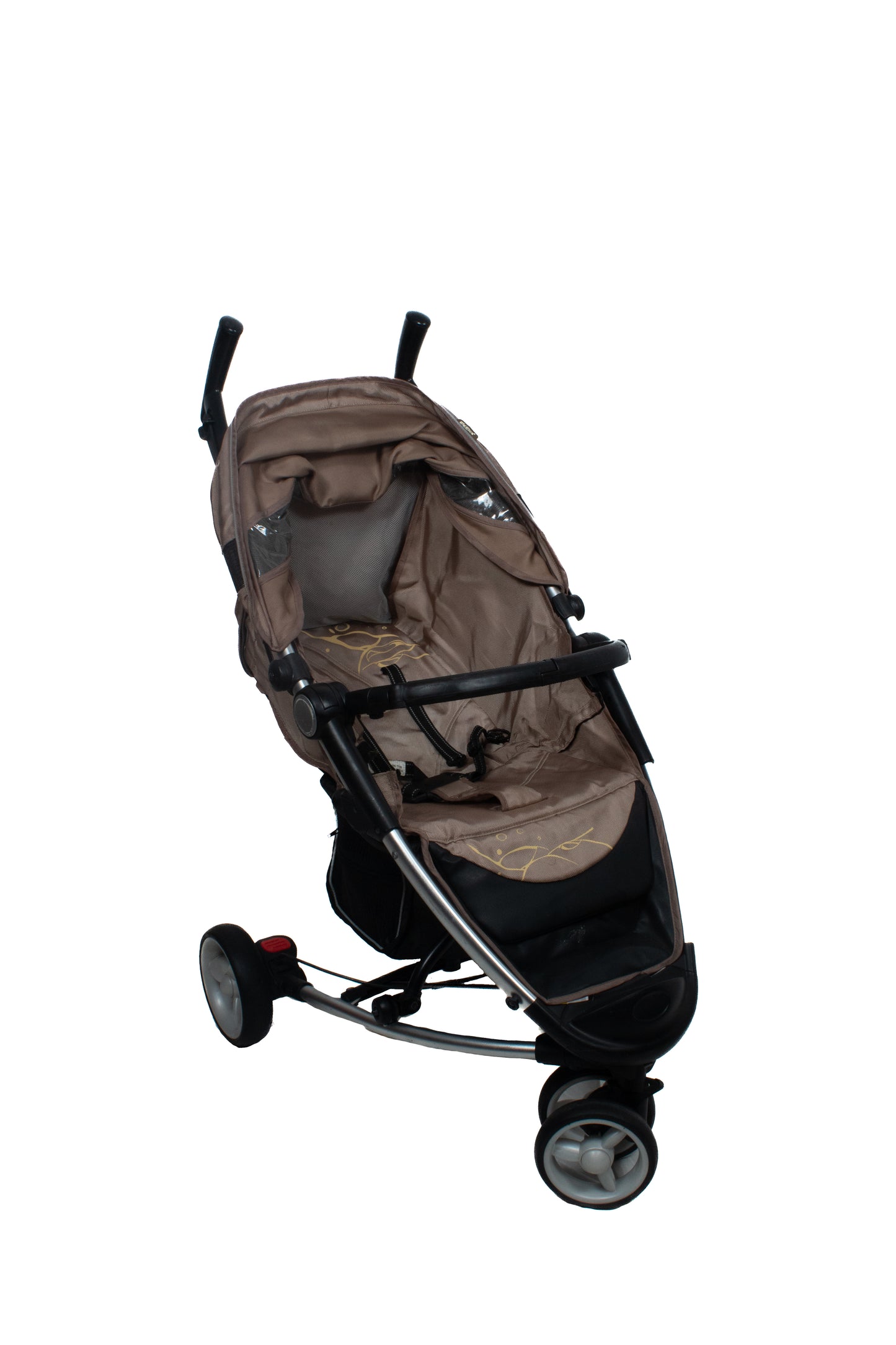 Preloved Giggles Stroller Buggy, Brown Beige