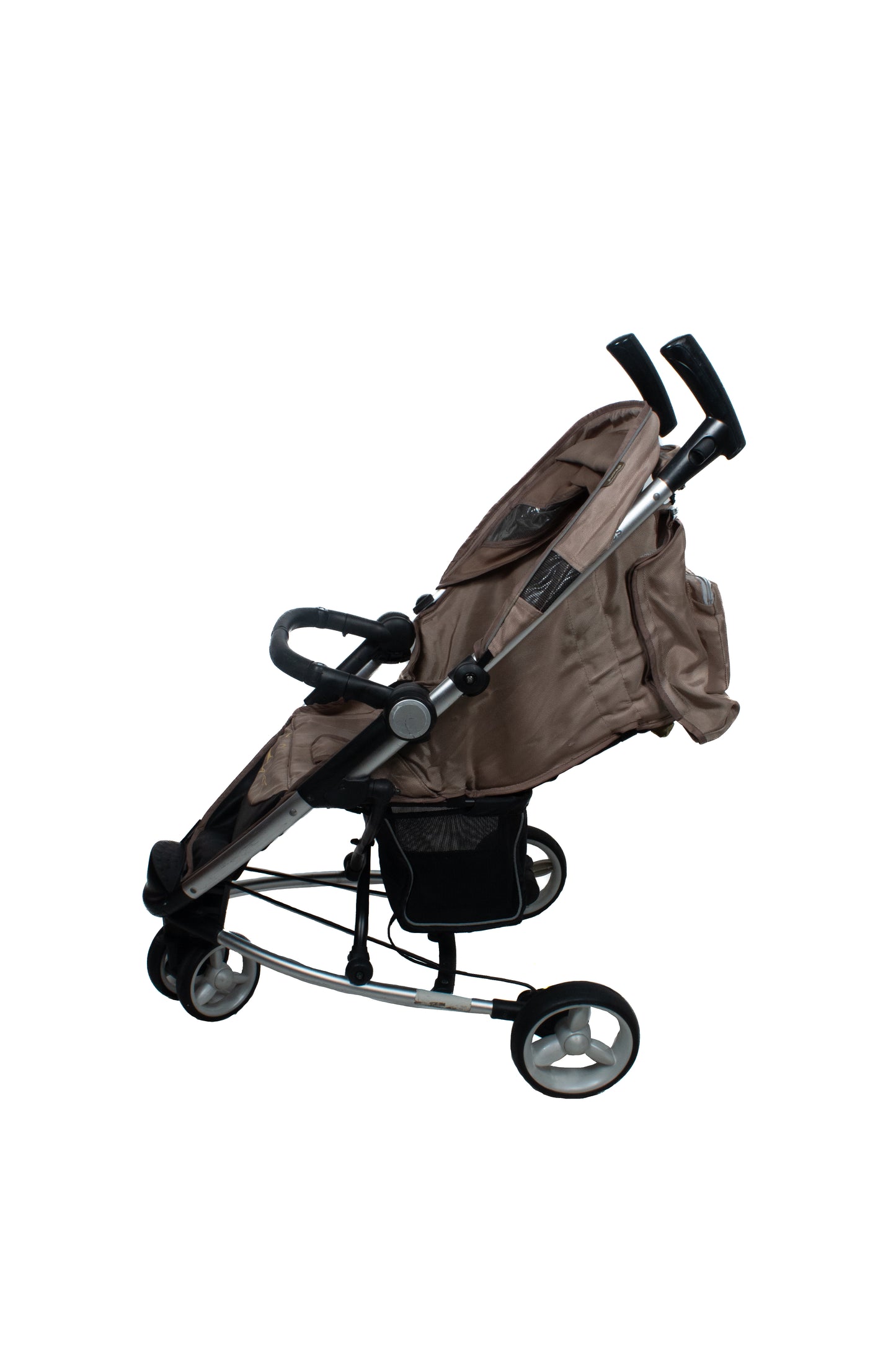 Preloved Giggles Stroller Buggy, Brown Beige