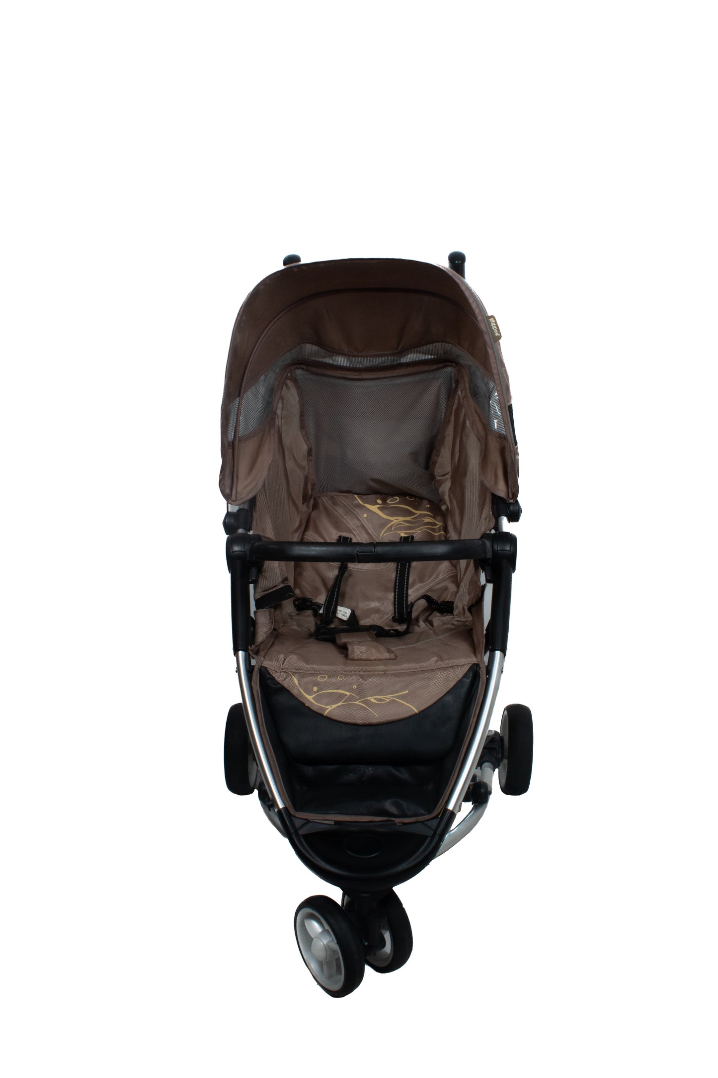 Preloved Giggles Stroller Buggy, Brown Beige