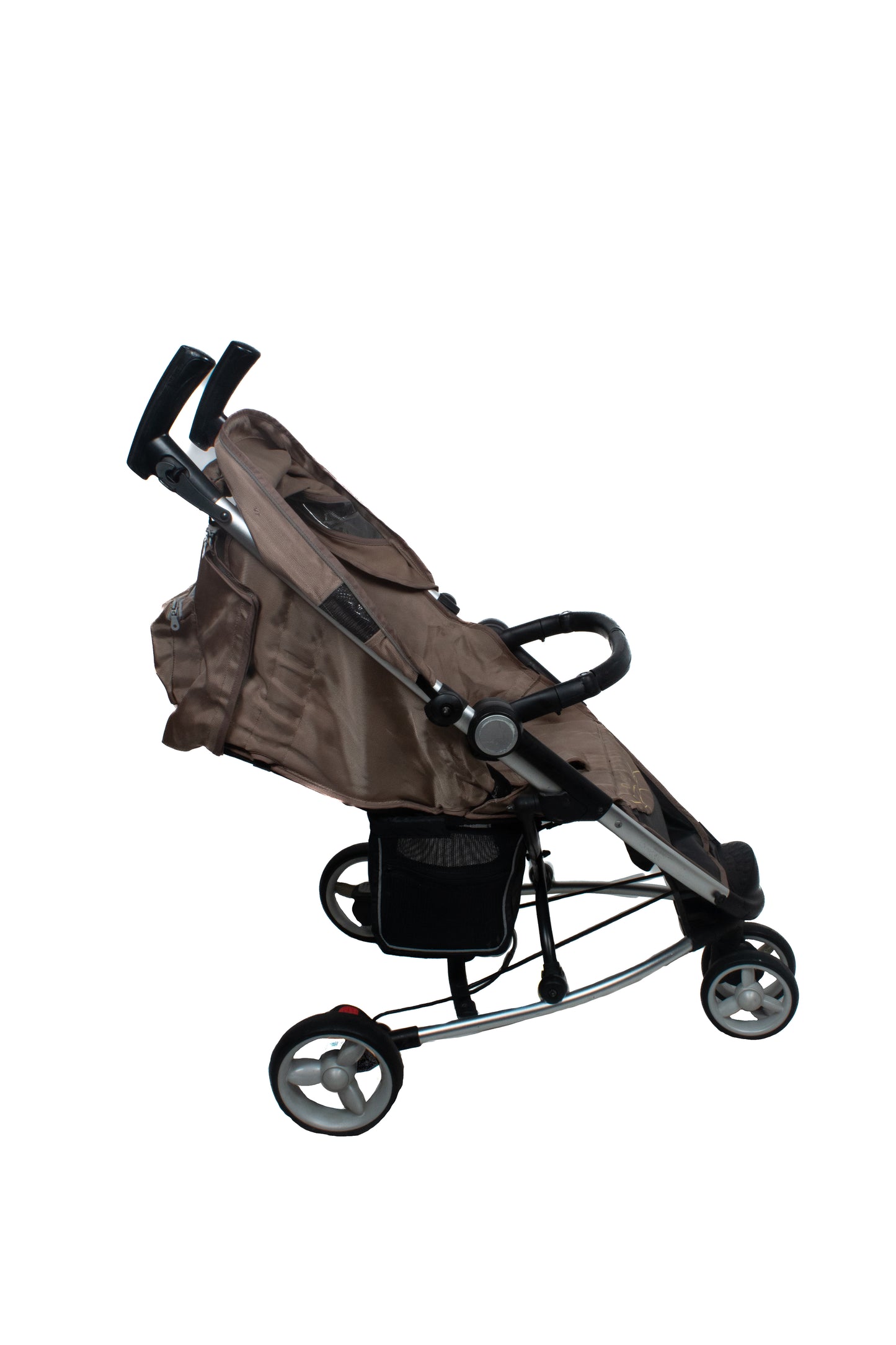 Preloved Giggles Stroller Buggy, Brown Beige