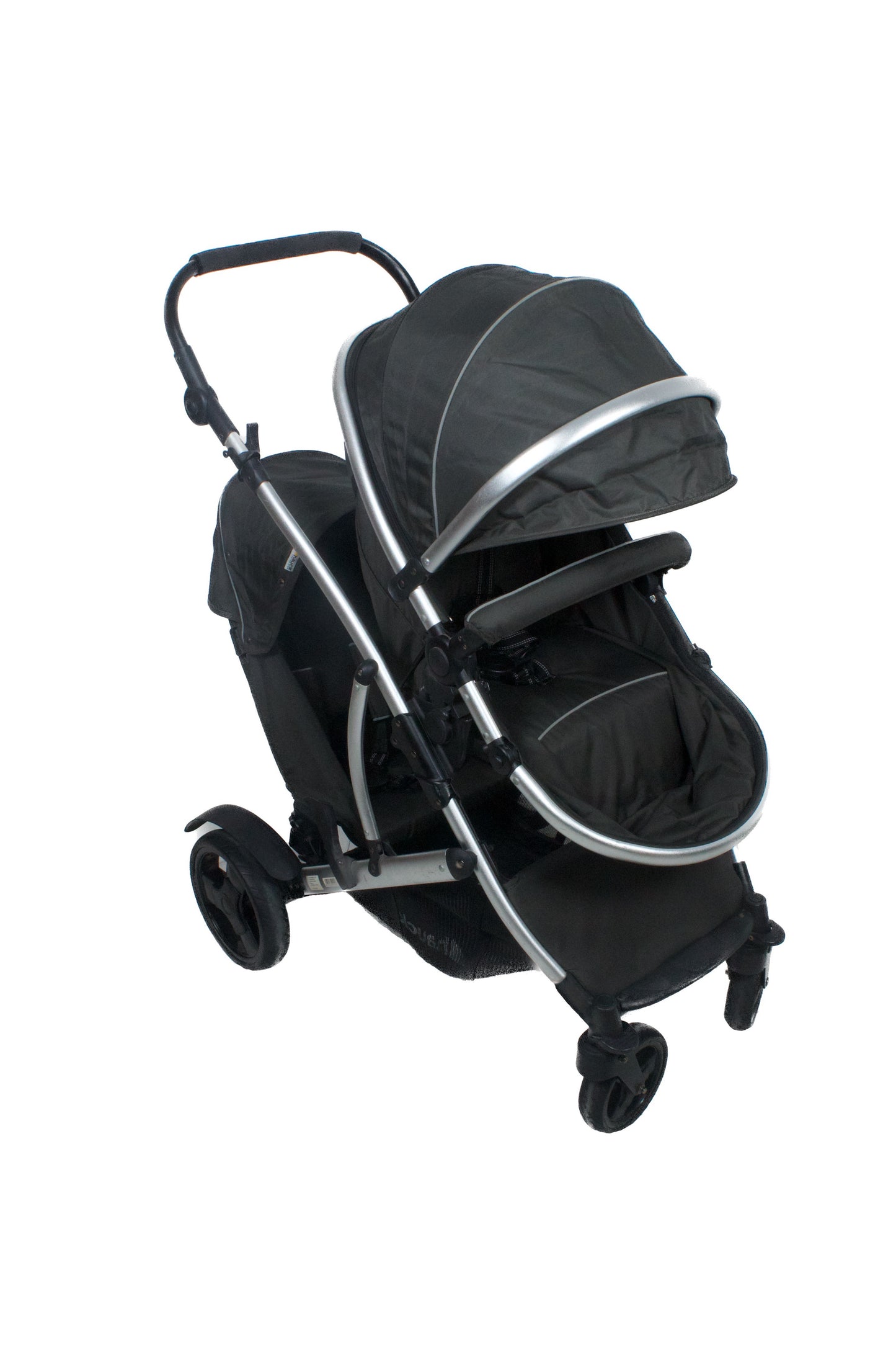 Preloved Hauck Duett 2 Double Pushchair, Black