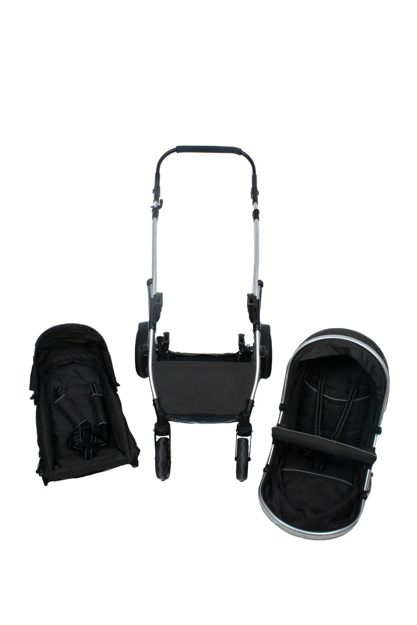 Preloved Hauck Duett 2 Double Pushchair, Black