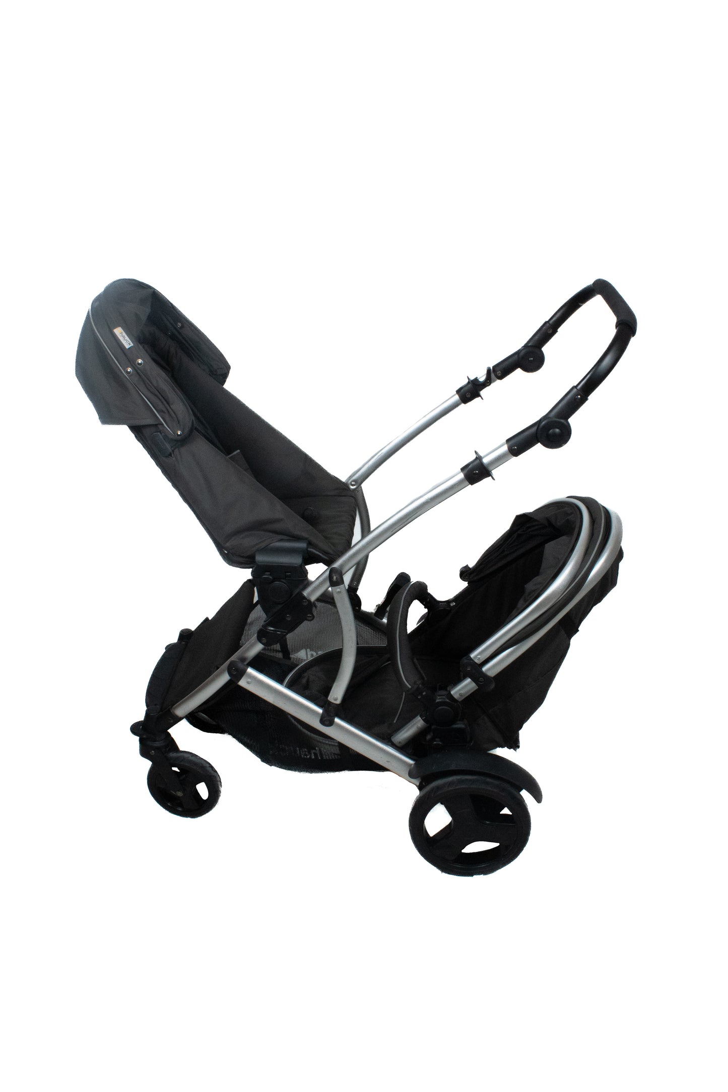 Preloved Hauck Duett 2 Double Pushchair, Black