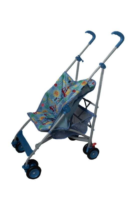 Preloved Mothercare Jive Stroller, Jungle Safari Blue