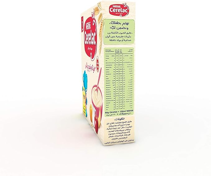 Nestlé Cerelac 3 Fruits, Wheat, Milk, and Iron+