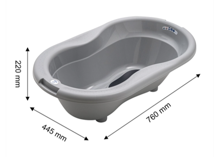 Preloved Rotho Babydesign baby bathtub TOP, Pearl Cream