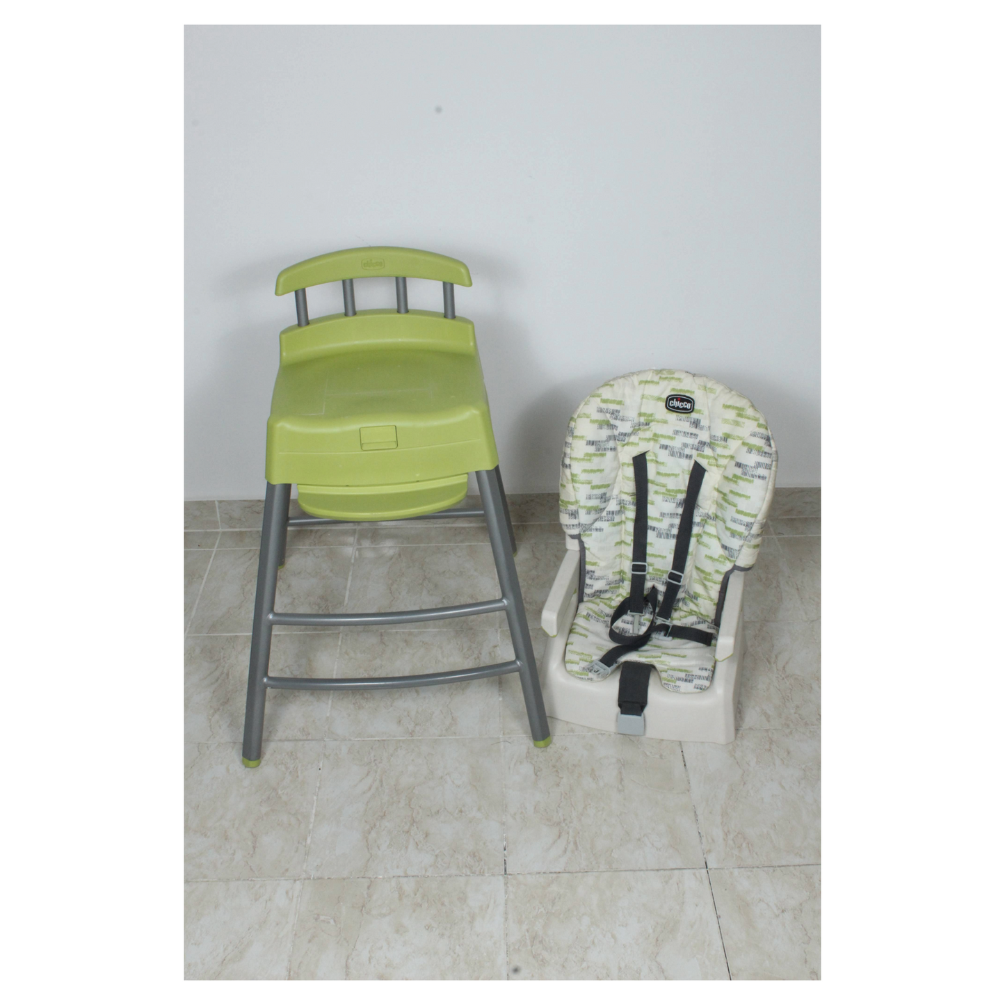 Preloved Chicco Stack 3-in-1 Highchair, Kiwi