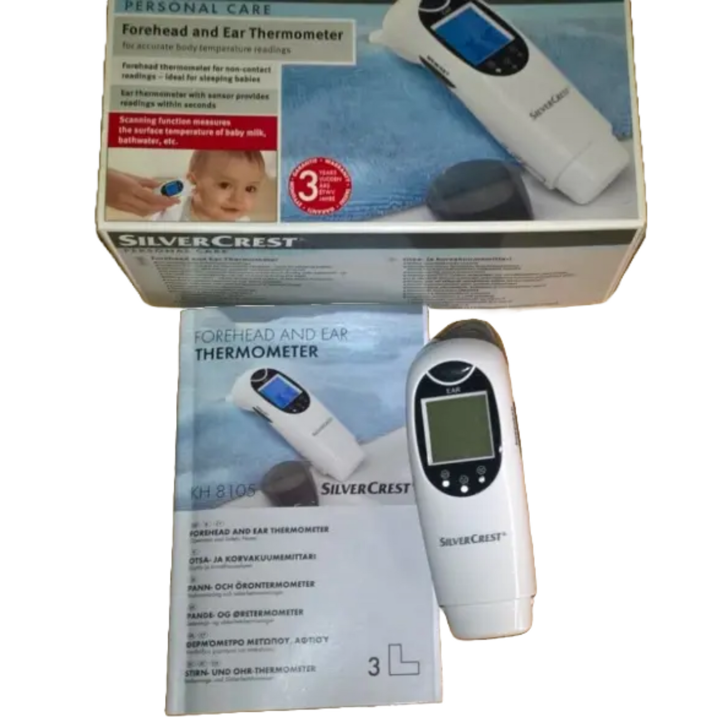 Preloved Silvercrest Forehead & Ear Baby Infrared Thermometer