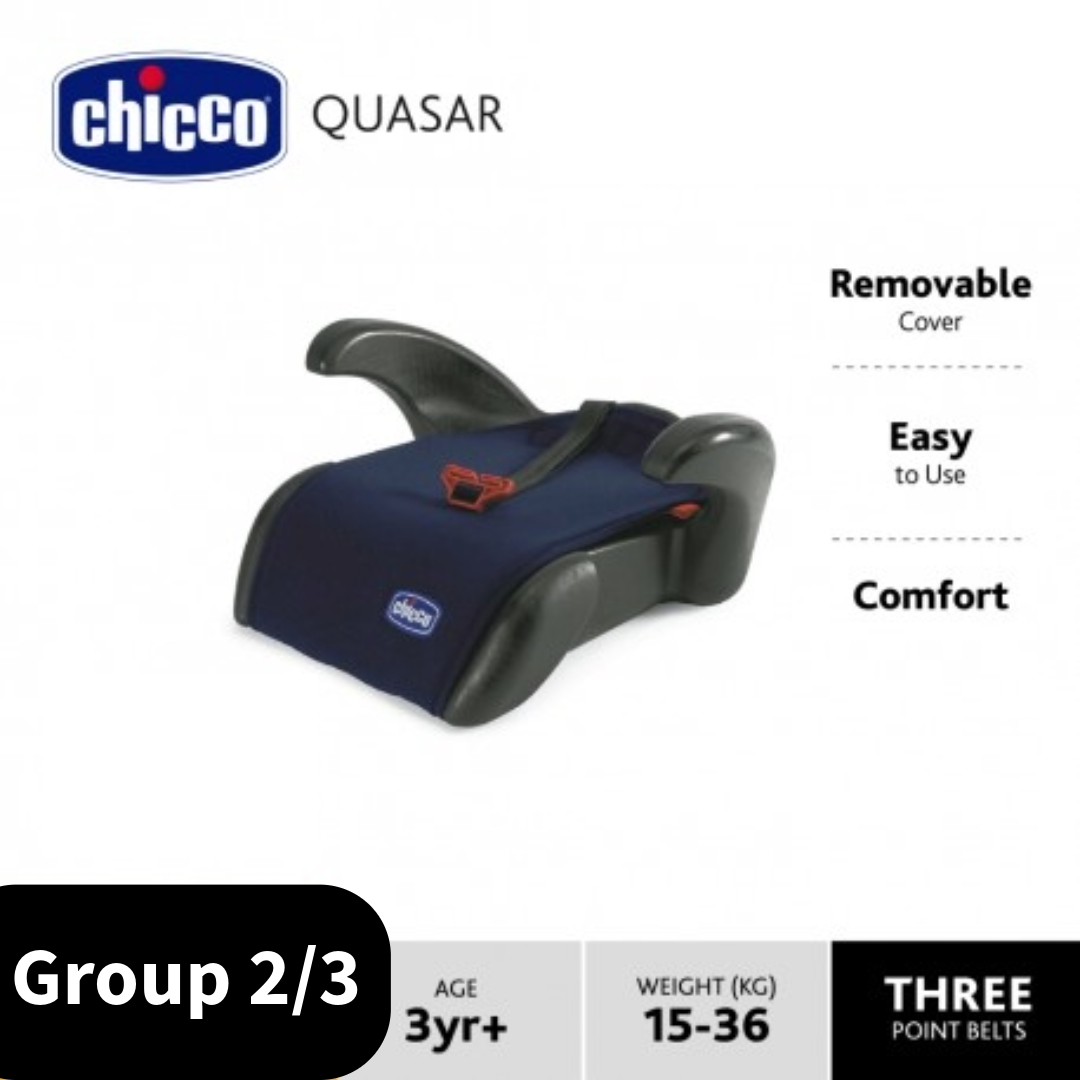 Preloved Chicco Quasar Plus Backless Booster Car Seat - ِAstral