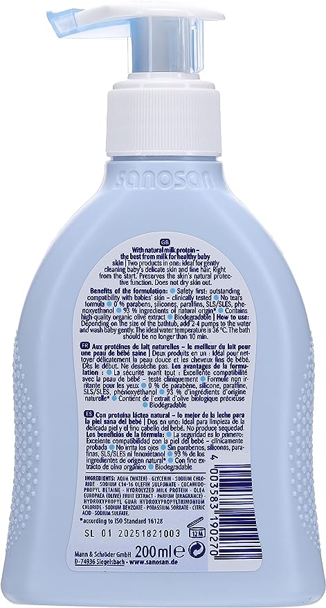 Sanosan Baby Shampoo, 200 Ml