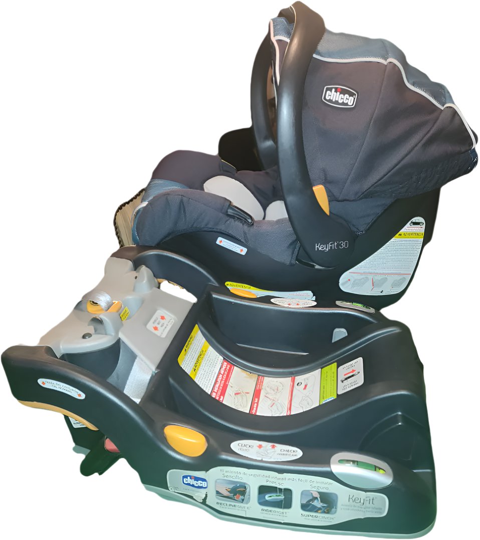 Preloved Chicco KeyFit 30 ClearTex Infant Car Seat, Orion
