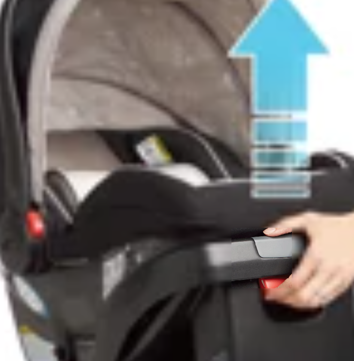 Preloved Graco SnugRide® SnugLock® 35 Infant Car Seat, Black/Dark Grey