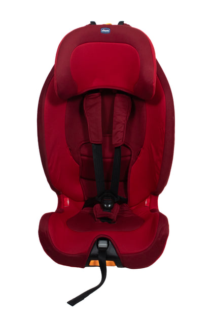 Preloved Chicco Gro-up 123 Car Seat, Red