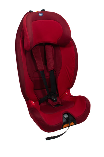 Preloved Chicco Gro-up 123 Car Seat, Red