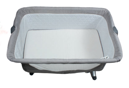 Preloved Jikel Nova Bedside Bassinet, Grey