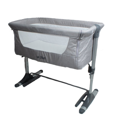 Preloved Jikel Nova Bedside Bassinet, Grey