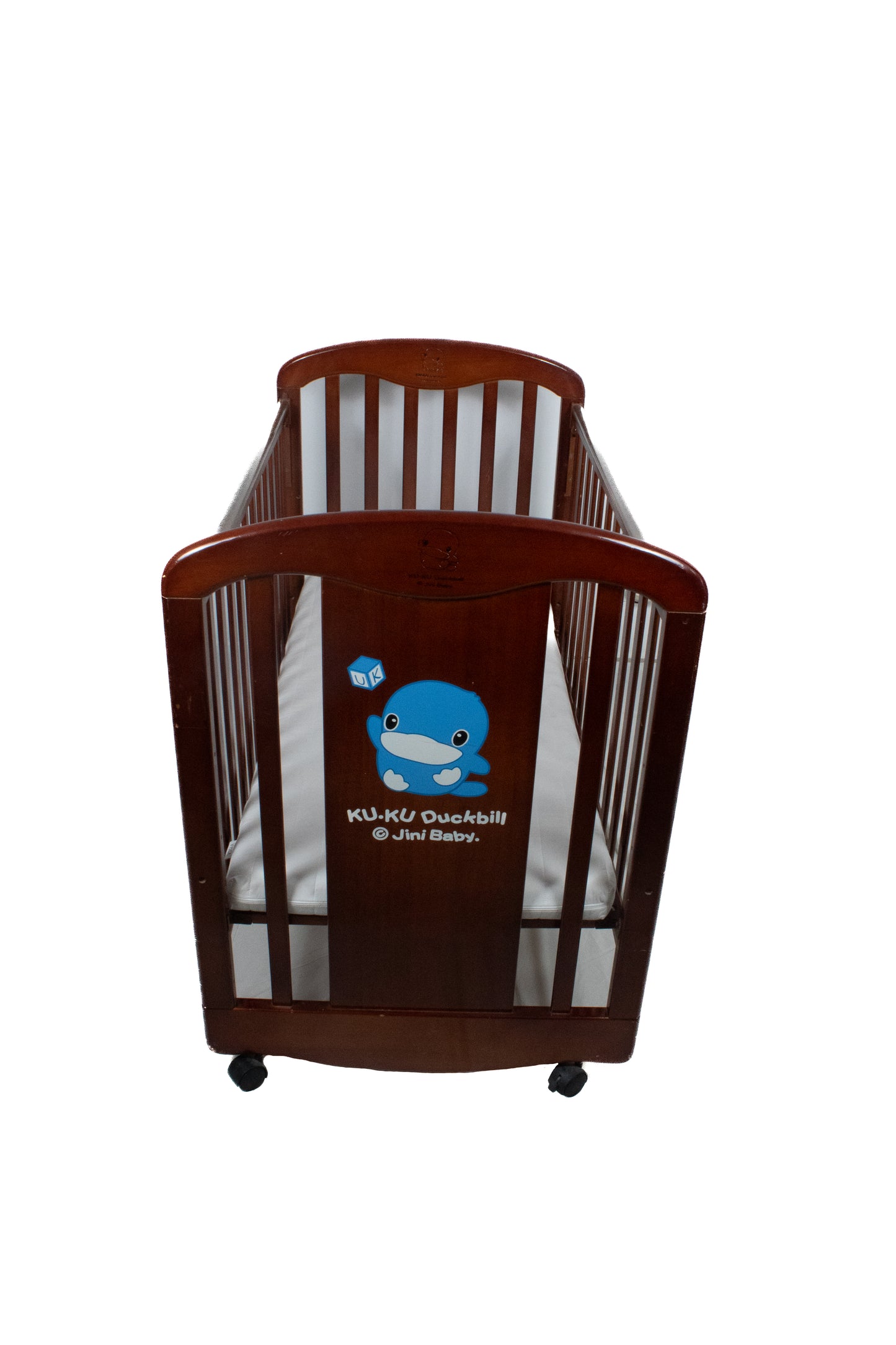 Preloved KU.KU Duckbill Toddler Crib, Brown