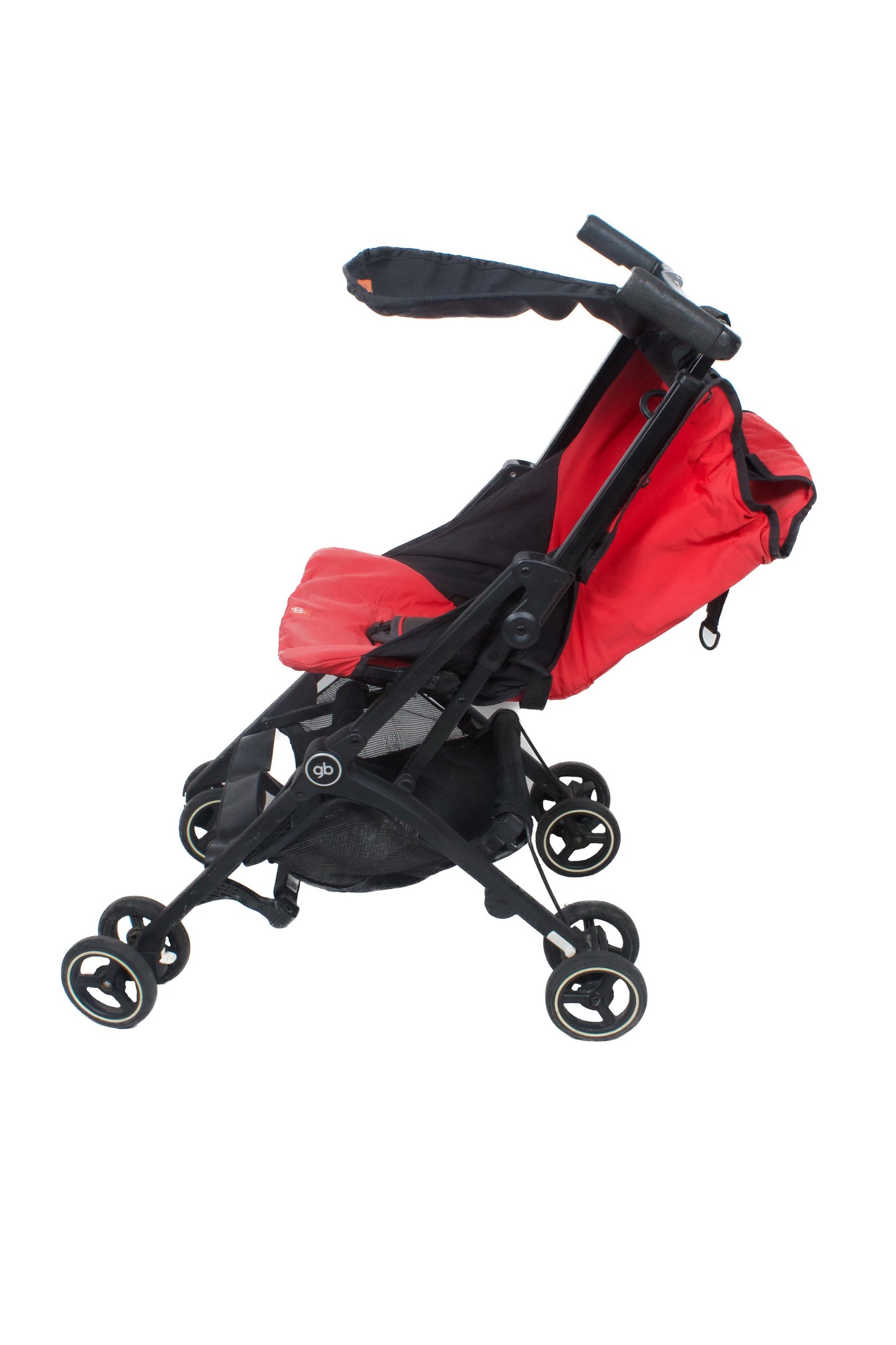 Preloved GB Pockit Air All-Terrain Light Stroller, Red/Black