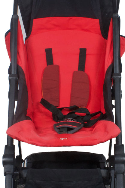 Preloved GB Pockit Air All-Terrain Light Stroller, Red/Black