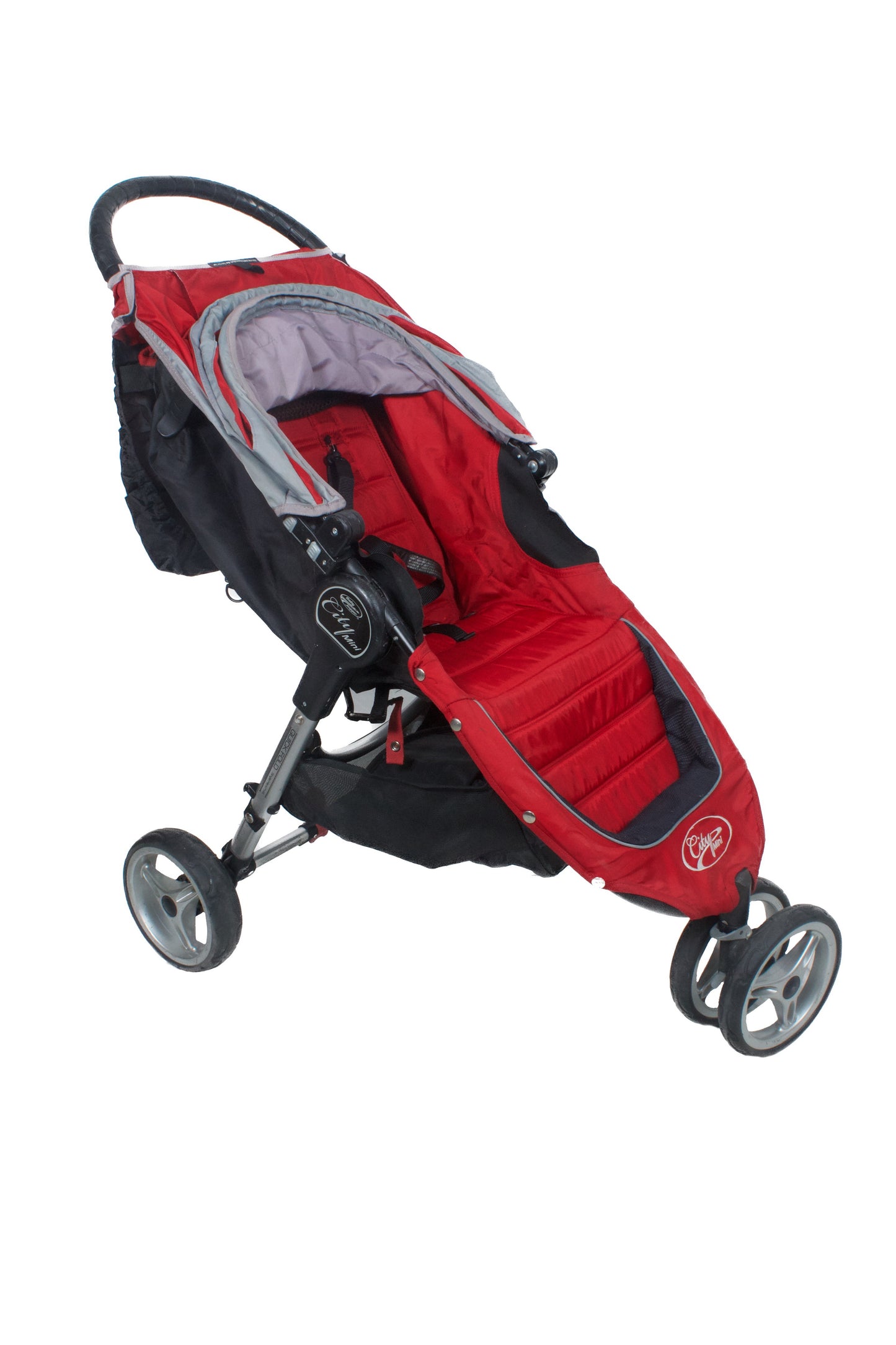 Preloved Baby Jogger City Mini Pushchair Stroller, Red