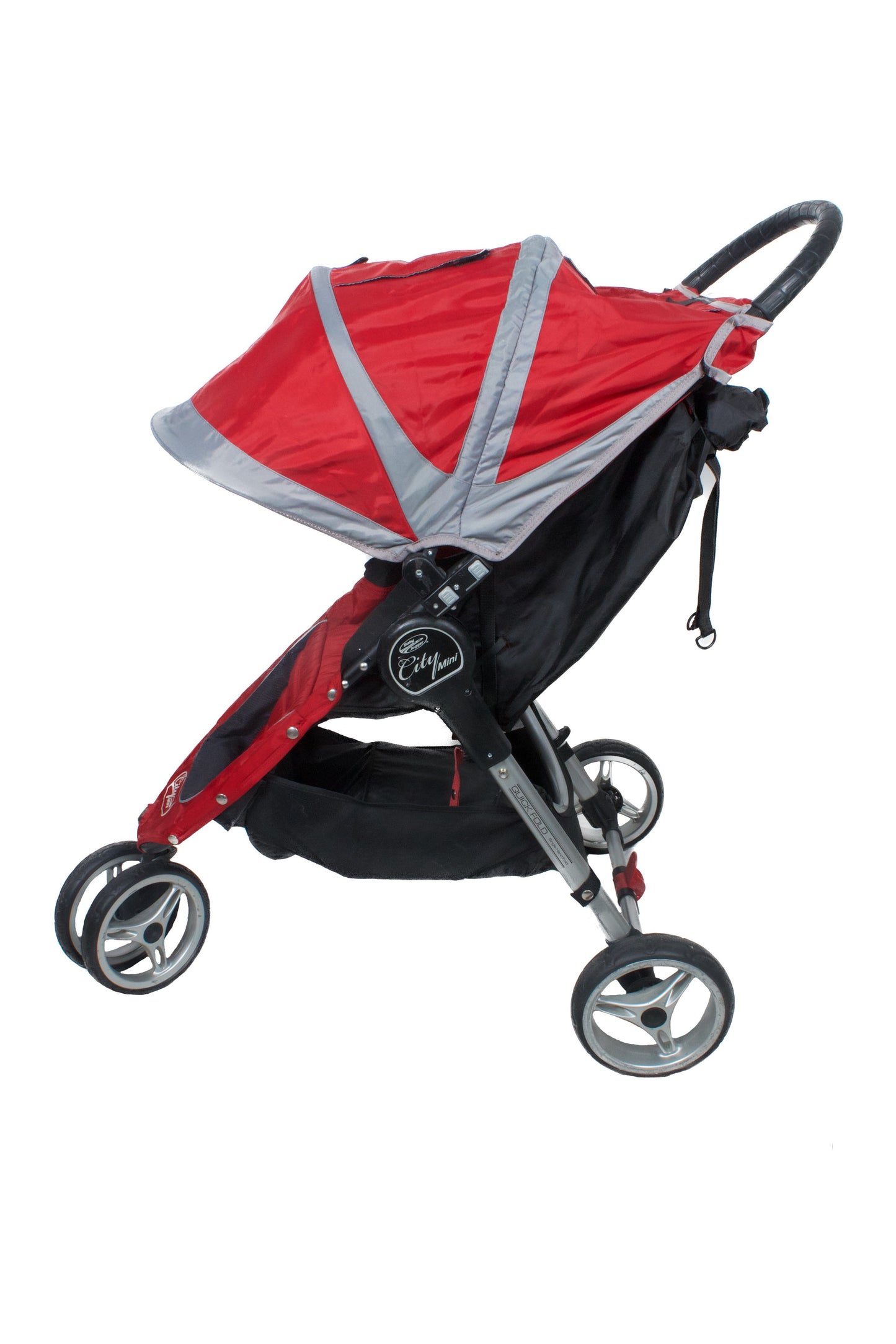 Preloved Baby Jogger City Mini Pushchair Stroller, Red